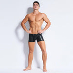 Patent Leather Tight Boxer Shorts - Alt Style Clothing