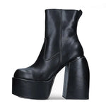 High Heel Thick Platform Knee-High Boots