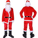 Classic Santa Claus Costume Set - Top, Pants, and Hat