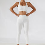 High-Waist Leggings and Sleeveless Top for Ultimate Comfort