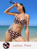 Solid Push Up Bikini Bandage Set