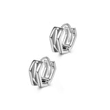 Punk Rock Skull Stainless Steel Hoop Earrings