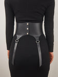 Lace up girdle underbust cincher belt - Alt Style Clothing