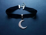 Goth Choker with Black Choker Necklace