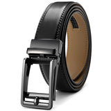 Leather Belt Automatic Genuine Leather - Alt Style Clothing