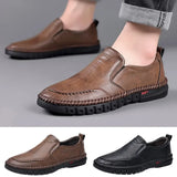 Leather Loafers – Soft Sole Anti-Slip Moccasins for Men