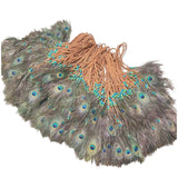 Boho Peacock Feather Adjustable Headdress - Women's Novelty Hair Band