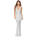 Elegant Sequined Fishtail Evening Dress – Perfect for Stunning Occasions