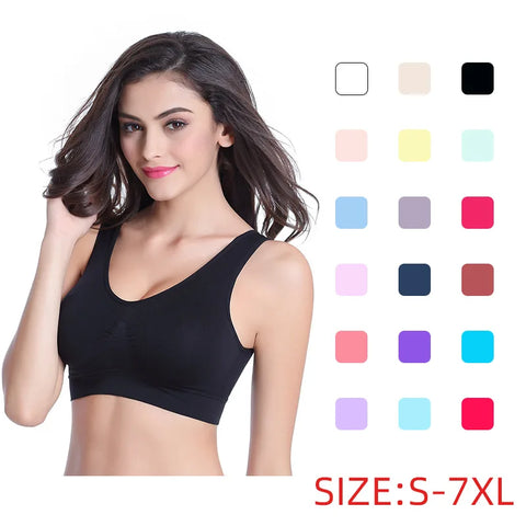 Padded Yoga Sports Bra - Quick-Dry, Wire-Free Crop Top