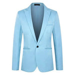 Slim Fit Casual Western Blazer - Double Breasted Smart Casual Jacket