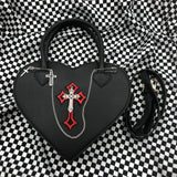 Gothic Style Love Heart Purse - Alt Style Clothing