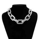 Exaggerated Heavy Metal Thick Chain Choker - Trendy Unisex Necklace