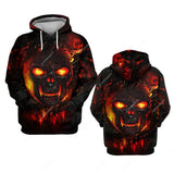 Skull 3D Print Men's Hoodie