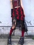 Platform Ankle Boots Dark Punk Style Gothic Shoes - Alt Style Clothing
