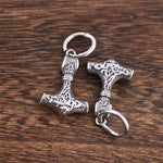 Chandler Antique A pair Of Thor's Hammer Stud Earrings