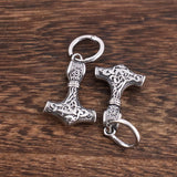 Chandler Antique A pair Of Thor's Hammer Stud Earrings