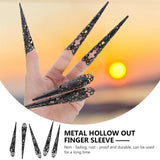 Gothic Claw Nail Rings for Edgy Alternative Fashion - Perfect for Metalheads and Rebels
