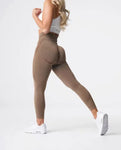 Seamless High-Waist Push-Up Leggings - Squat-Proof Workout & Yoga Pants