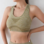 Push-Up Sports Bra - Quick-Dry Fitness Vest Top