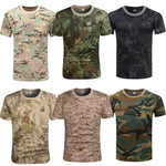 ANSDANK Camouflage Military T-Shirt for Men