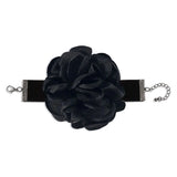 Gothic Elegant Lace Flower Heart Choker Necklace