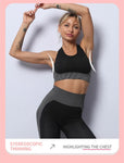 2/3PCS Seamless Women Yoga Set Workout Sportswear Gym Clothing