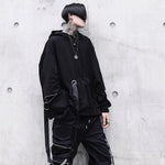 Men's Hoodie Sweatshirt Hood Gothic Darkwear - Alt Style Clothing