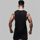Tank Top Gym Fitness Workout Cotton Sleeveless Shirt