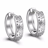 Punk Rock Skull Stainless Steel Hoop Earrings