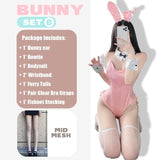 Sexy Cute Bunny Girl Faux Leather - Alt Style Clothing