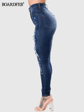 Skinny Stretch Ripped Jeans - Alt Style Clothing