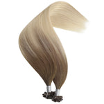 Full Shine U Tip Fusion Hair Extensions - Pre-Bonded Brazilian Human Hair