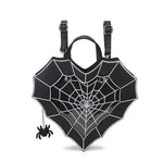 Gothic Spiderweb Heart Shaped Bag - Alt Style Clothing