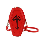 Gothic Coffin Shape Messenger Bag