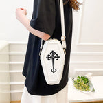 Gothic Coffin Shape Messenger Bag