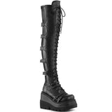 High Heels Thigh High Platform Boots – Bold Gothic Cosplay Style