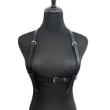 Gothic Synthetic Leather Straps Belt Chest Harness Cage