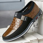 Classic Casual Men's Leather Shoes – Breathable and Stylish