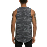 Camouflage Sport Tank Top - Lightweight Gym Running Vest