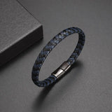 Classic Hand-Woven Leather Bracelet - Nordic Amulet Design