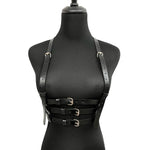 Gothic Synthetic Leather Straps Belt Chest Harness Cage