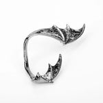 Gothic Punk Dragon Earrings Wing Vintage Ear Cuffs Clip On Earrings