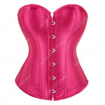 Overbust Leather Corset Bustier Top Perfect for Nightclub