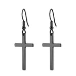 Stainless Steel Cross Skull Star Scorpion Tassel Chain Stud Earrings