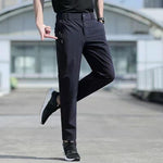 Ice Silk Breathable Straight Leg Pants - Featuring Stretch Material for Comfort and a Fashionable Look - Alt Style Clothing