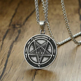 Satanic Sigil Pendant Stainless Steel Necklace