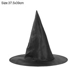 Black Folds Witch Hat