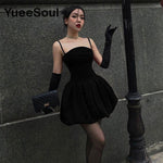 Gothic Lace Trim High Waist Bodycon Mini Dress - Alt Style Clothing