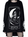 Beaukiss Gothic Moon Hoodie Long Sleeve Sweatshirt for Women