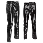 Faux Leather PVC Pants for Clubwear – Slim Fit Gothic Pencil Pants for Nightlife